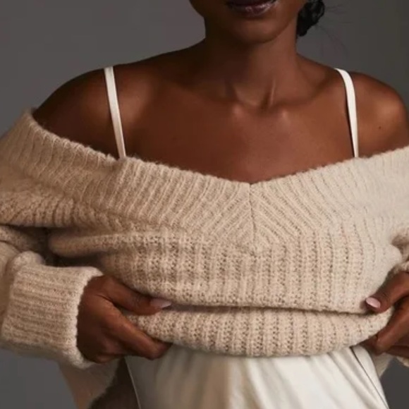 NWOT Anthropologie Mare Mare Layered Sweater Slip Dress - Picture 5 of 14